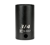Capri Tools 3/8 "Drive 3/4" Socket de impacto semirprofundo