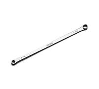 Capri Tools 3/8 x 7/16 pulgadas. Llave de extremo de caja extra larga con desplazamiento de 0 grados