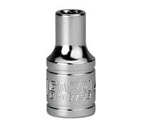 Capri Tools Enchufe poco profundo de 4,5 mm, unidad de 1/4", 12 puntos, métrico