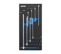 Capri Tools Juego de llaves hexagonales deslizantes con mango en T con bandeja mecánica, 8 piezas (CP13080MT)