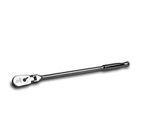 Capri Tools Trinquete de cabeza flexible de perfil bajo de 1/2 pulgada, verdadero 72 dientes, arco oscilante de 5 grados, cabeza flexible de 180 grados (CP12500FX)
