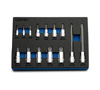 Capri Tools XZN - Juego de llaves de vaso cuadradas triples, 10 piezas (XZN Bit Set/Master)