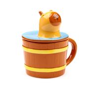 Capybara ceramic lidded mug