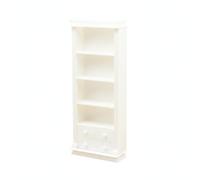 CAQYPVH Estantería con Cajones corativo Estantería en Miniatura Versátil Estante en Miniatura para Coleccionistas, Maquetistas, White