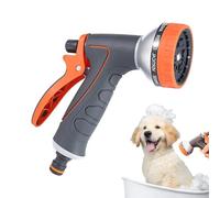 Car Wash Hose Nozzle, Watering Spray Tool, Leak Proof Rubber, Versatile Cleaning Kit, Garden Sprinkler Head for Backyard Patio Garage Pathway Greenhouse, 4.72x4.33x2.05 Inches
