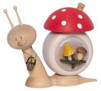 Caracol decorativo "Sunny" de 15 cm, tipo: caracol con forma de seta
