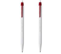 Caran d´Ache 0825.170 825 - Juego de 2 bolígrafos retráctiles (plástico, 14 cm), color gris y rojo