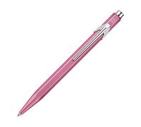 Caran D’Ache - Bolígrafo Ballpoint 849 Colormat-X Line Retráctil de Aluminio con diseño en forma hexagonal (Color Rosa)