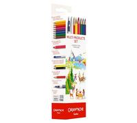 Caran d`Ache Swisscolor 3000.416 - Juego de accesorios (16 piezas, en caja metálica)