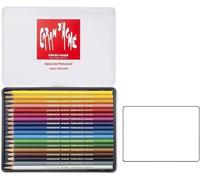 CARAN D ACHE Swisscolor permanentes 18pcs - Lápiz de color,General Selection + 1 cartas