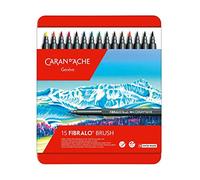 Caran d'Ache 0186.315 - Rotuladores de fibra (plástico, 15 unidades), multicolor