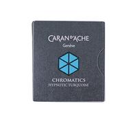 Caran D'Ache 8021-191 - Pack de 6 cartuchos de tinta estilográfica, color turquesa hipnótico