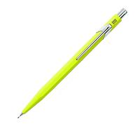 Caran d'Ache 844 - Portaminas (0.7 mm), amarillo - Portaminas Metal Classic amarillo fluor