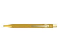 Caran d'Ache 844 - Portaminas de 0,7 mm, barra dorada en estuche delgado