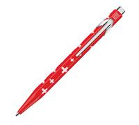 Caran d'Ache 849.253 849 Typical Switzerland! Swiss Flag - Bolígrafo de punta redonda (metal, 1 unidad)