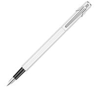 Caran d'Ache 849 EF - Pluma estilográfica (metal), color blanco