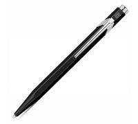 Caran d'Ache 849 Metal Range - Bolígrafo retráctil (aluminio, cartucho de tinta negro), diseño con forma hexagonal, color negro