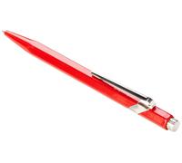 Caran d'Ache Bolígrafo retráctil 849 Metal Range – aluminio, diseño hexagonal, rojo