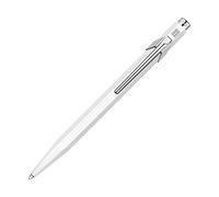 Caran d'Ache Bolígrafo retráctil 849 Metal Range, aluminio, diseño hexagonal, blanco