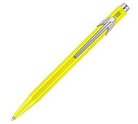 Caran d'Ache 849 POP - Bolígrafo retráctil (aluminio), diseño con forma hexagonal, color amarillo fluorescente