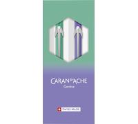 CARAN D'ACHE 8490703. Set de escritura CARAN D'ACHE BOREALIS, verde/violeta