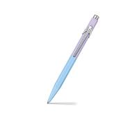 Caran d'Ache Bolígrafo 849 Paul Smith azul cielo/lavanda, negro M recambio, en paquete delgado