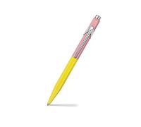 Caran D'Ache Bolígrafo 849 Paul Smith Chartreuse/Rose, negro M recambio, en paquete delgado