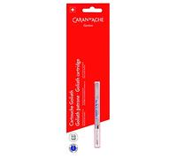 Caran d'Ache Cartuchos roll-on Goliath, azul, mediano, paquete de 1