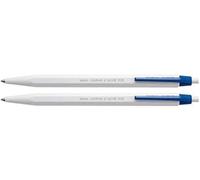 Caran d'Ache d´Ache 0825.260 825.260 - Juego de bolígrafos retráctiles (plástico, 14 cm aprox., 14 cm), color gris y azul