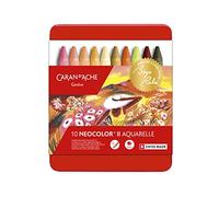 Caran d'Ache d'Ache Estuche 10 lápices de colores pastel Neocolor II tonos cálidos - Edición limitada Beya Rebaï + curso online (7500.410)