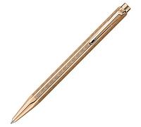 Caran d'Ache Ecridor Chevron - Bolígrafo chapado en oro rosa