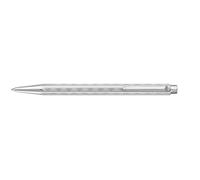 Caran d'Ache ECRIDOR TRESSÉ 849 8902.024 - Juego de bolígrafos chapados en platino con mango de latón y estuche de piel, edición especial
