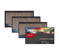 Caran d'Ache Pastel 788376 Artist - Juego de 76 lápices de colores, carboncillo y lápices Grafwood, alta concentración de pigmentos, aplicación cremosa