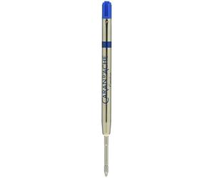 Caran D'Ache - Recambio Roller Reemplazable para Bolígrafos Retráctiles de Bola, Escritura suave y Secado Rápido, Recambio de Punta Fina F (Azul)
