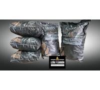Carbón de Encina Barbacoa. Pack de 5 Sacos - 75 Kgs. Carbón de encina 100% Natural - Ideal para asadores, Parrillas y chimeneas. Barbacoa Carbon.