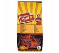 Carbón expresgrill 2,0kg, ideal para parrilladas, rápido y eficiente