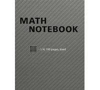 Carbon Math Notebook: A Stylish 100-Page Grid Journal for Math Lovers