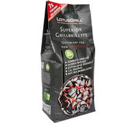 Carbón vegetal Buchenholz para barbacoa, 3 kg, de encendido rápido