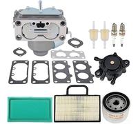 Carburador 407777 de repuesto para cortacésped de motor vertical 20HP-25HP, compatible con 791230 799230 699709 499804 kit de carbohidratos para tractor John-Deere LA145 LA150 L120