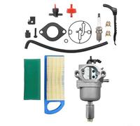 Carburador 799727 698620 para tractor cortacésped LT1000, sustituye a 791886 495935 496894S, incluye filtro de aire para motores de 14-18 CV, versión de metal, para 287707 310707, 1 juego de piezas de
