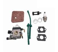 Carburador Motores Carburador Con Línea Combustible KIT Filtro Combustible Con Bombilla Imprimación Burbujas Aceite Para STIHL FS38 FS45 FS46 FS55 FS74 FS75 FS76 FS80 HGNMPGVVTZ(9pcs)