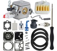 Carburador - Piezas para motosierras - Reemplaza Zama C3-EL18 - Compatible con Husqvarna 340, 345, 350 - Alta calidad - Fiable...