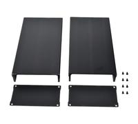 Carcasa de aluminio para electrónica de 55 x 106 x 200 mm, con placas de extremo extraíbles para unidad de alimentación y módulo de control, carcasa de aluminio para electrónica, carcasa de proyecto