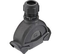 Carcasa de conexión HARTING Han ECO, modelo 24, con prensaestop para cable, 1 salida de cable recta M40, con 2 barras transversales - 1 unidad