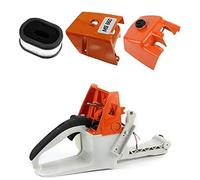 Carcasa del depósito de combustible con cubierta de filtro de aire para Stihl MS660 MS650 MS640 066, conjunto de mango trasero con válvula de descompresión y junta, juego de repuesto de plástico para