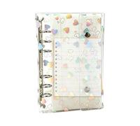 Carcasa Para Carpeta De Cuaderno, Cubierta Protectora Transparente Recargable, Organizador De Álbumes De Recortes | Almacenamiento De Documentos Duradero, Accesorio De Oficina Portátil Para Viajes,
