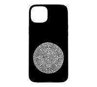 Carcasa para iPhone 15 Plus Calendario Azteca o Maya (diseño en la Parte Posterior)