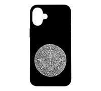Carcasa para iPhone 16 Plus Calendario Azteca o Maya (diseño en la Parte Posterior)