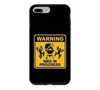 Carcasa para iPhone 7 Plus/8 Plus Barbacoa Divertida de Advertencia de Parrilla en Curso