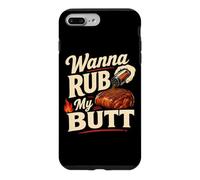Carcasa para iPhone 7 Plus/8 Plus Wanna Rub My Butt Funny BBQ Cerdo Shoulder Spice Rub